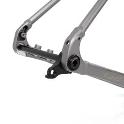 Twitter cascalho quadro de bicicleta de estrada g2 leve quadro de liga de alumínio garfo de fibra de carbono através do eixo freio a disco udh quadros off-road - Image 2
