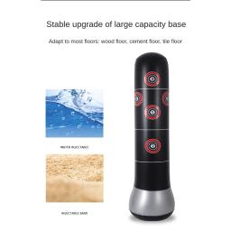 Poste De Boxe Vertical Inflável, Equipamento De Fitness Tumbler Espessado, Saco De Perfuração, Exercício Sandbag, 1Pc - Image 4