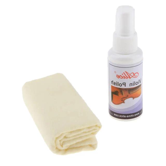 Kit de Limpeza e Manutenção para Violino Polonês com Óleo e Pano Especial