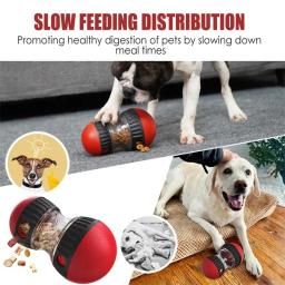 BPA Free Food Grade Pet fornecimentos, cão bola de alimentação lenta brinquedo resistente à mordida, comida Dispenser Bowl, tratar estimulação mental enriquecimento suprimentos - Image 4