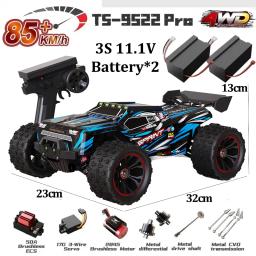 1:16 wltoys 9522pro carro de corrida profissional 85 km/h 4wd veículo de controle remoto sem escova estrada-off-road tipo deriva rc cargift - Image 4
