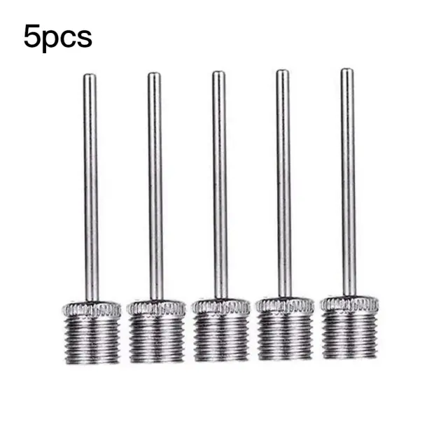 Kit com 5 Adaptadores de Válvulas de Ar Resistentes para Inflar Agulhas e Bombas de Pinos