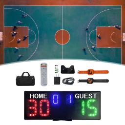 Placar digital multifuncional competição com controle distante contador de pontuação para beisebol futebol vôlei badminton - Image 3