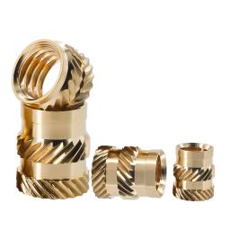 Porca de inserção de latão de calor 1/4-20 unc, serrilhada dupla, moldagem por injeção, inserções de impressão 3d de derretimento quente, porcas - Image 3