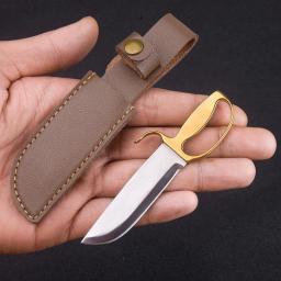 Portátil de aço inoxidável Mini canivete, EDC Wing Chun faca pequena, Usado para abrir a caixa, Um presente especial e colecionáveis, 1Pc - Image 2