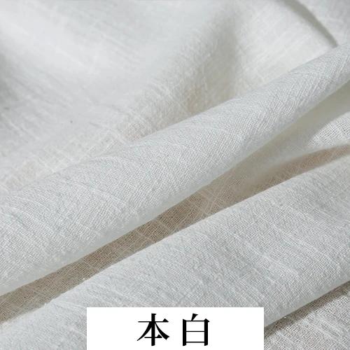 Algodão de Linho Macio Orgânico - Tecido Natural Puro para Costura e Patchwork, 50x130cm
