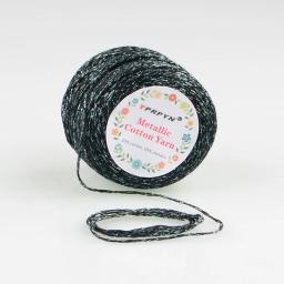Tprpyn 50g 150m fio de algodão metálico para tricô crochê malha diy fios ocos crochê linha metalizada linhas mão malha - Image 6