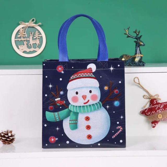 Sacos Não-Tecidos de Natal Coloridos para Embrulho de Presentes e Festas de Ano Novo