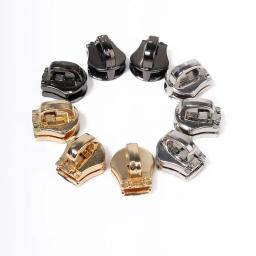 YKK No.3, No.3, 100Pcs Metal zíper do prendedor do corpo, prendedor do corpo, para os dentes, 5 peças - Image 5