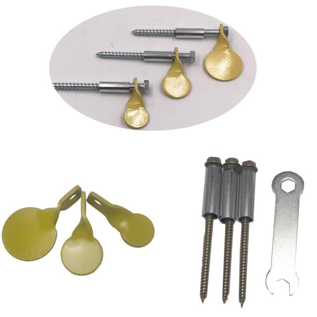 Conjunto de Tiro e Caça com Alvos de 2.5cm, 3cm e 4cm de Espessura 3mm
