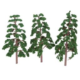 Árvores Modelo de Plástico para Arquitetura, Plantas Artificiais, Parque Wargame, Cenário Diorama, Cenário Ferroviário, 140mm, 5 PCs - Image 2