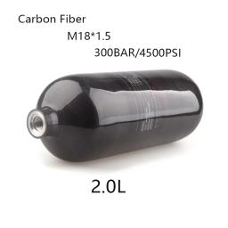 Cilindro De Gás De Fibra De Carbono De Mergulho HPA, Estação De Mergulho, Tanque De Ar De CO2, CO2 Macio, M18 x 1.5, 300Bar, 4500PSI, apto para Snorkeling, Aquário De Água, 2.0L - Image 1