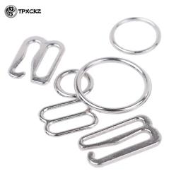 100 pçs bra anéis gancho e sliders cinta ajustadores fivelas diy roupa interior ajuste de costura acessórios para roupa de banho cintos espartilhos - Image 5