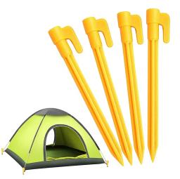 Fixo Pregos Fixos para Viagem Ao Ar Livre, Tenda Pegs, Praia Mat, Estacas De Acampamento, Acessórios Duráveis, 4 PCs/Set - Image 1
