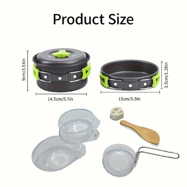 Panelas de Acampamento TARKA: Utensílios de Mesa Práticos para Piqueniques e Cozinha Selvagem