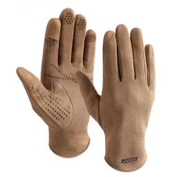 Luvas grossas anti-derrapantes para homens e mulheres, quentes, touchscreen, luxuoso, esporte, pesca, à prova de respingos, exército, ciclismo, inverno - Image 5