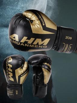 Luvas de Boxe de Couro PU profissional para adultos e crianças, Esponja Muay Thai Sanda, Luvas de Luta Sanda Respirável, Suprimentos Esportivos - Image 5
