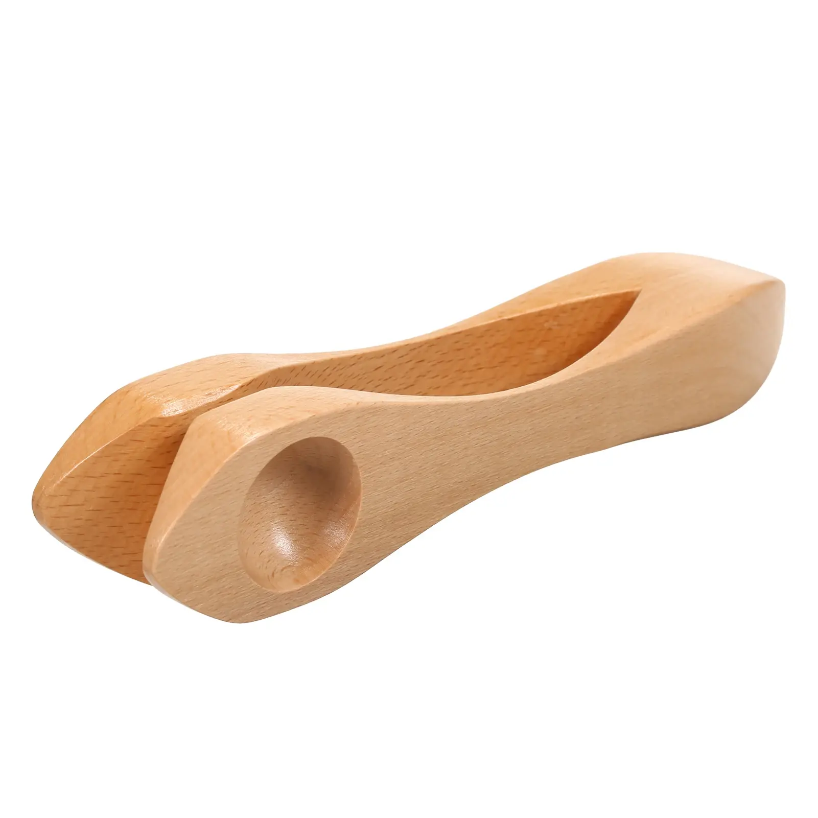 Instrumento De Percussão Musical De Madeira, Madeira Natural, Som Folclórico, Colheres Tradicionais, Presente para Adultos e Crianças - Image 1