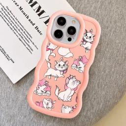 Disney marie gato caso de telefone para iphone 11 pro 16 15 14 13 12 7 8 plus 15 16 14 13 12 pro max xs max macio tpu caso - Image 2