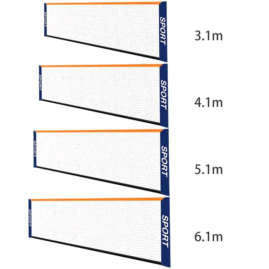 Badminton trançado portátil e rede do voleibol, malha para treinar, quadra de tênis - Image 1