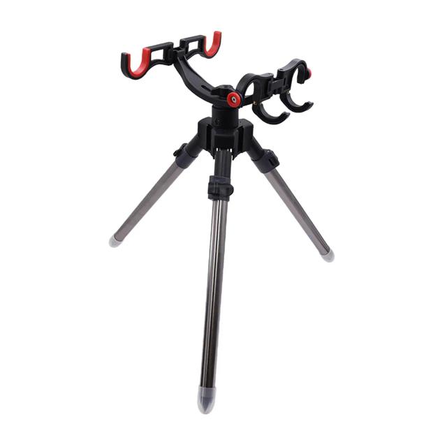 Suporte Tripé Ajustável para Varas de Pesca: Rack Portátil e Dobrável, Ideal para Barcos e Presentes de Aniversário