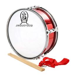 Snare tambor com anel de pressão, aço inoxidável, instrumento musical prático, branco e vermelho, 13 em, vendas diretas da fábrica - Image 4