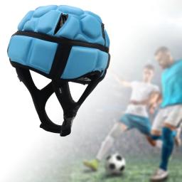 Premium rugby capacete esporte macio eva acolchoado headguard capacete respirável para futebol hóquei no gelo capacete de proteção - Image 3