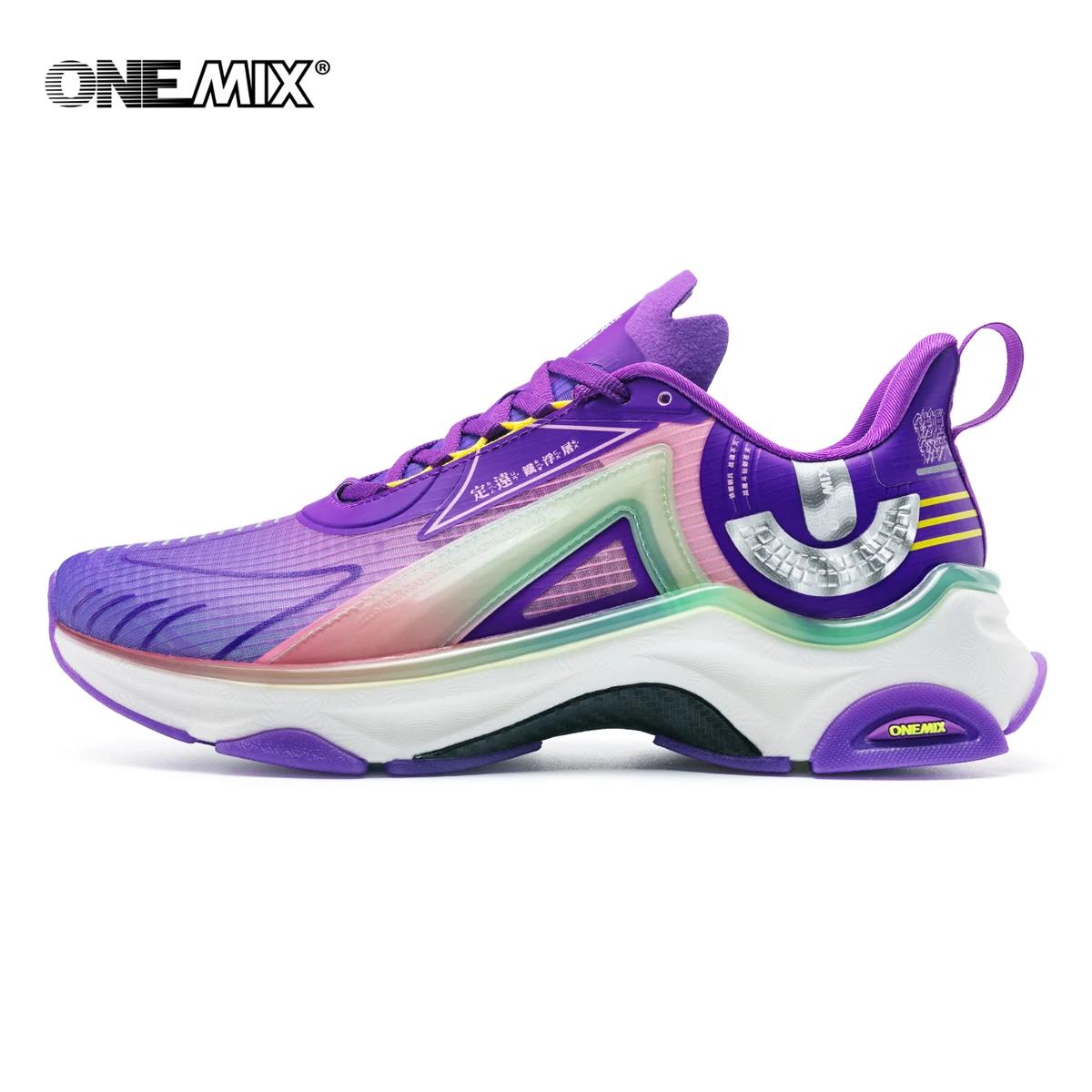 ONEMIX-Tênis High Rebound Masculino, Confortável, Treinamento, Respirável, Resistente ao Desgaste, Esportes, Corrida, Proteção, Tênis de corrida - Image 1