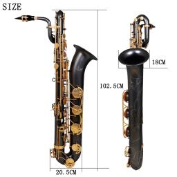SLADE-Eb saxofone barítono Set, E-Flat Sax profissional com caixa de pano, bocal, Sax Peças Acessórios, instrumento de sopro - Image 6