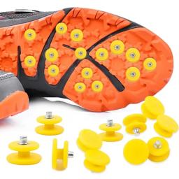 10/50 pçs ao ar livre dentes prego escalada gelo neve crampons pico inverno anti-deslizamento sapato capa para escalada pesca acessórios de viagem - Image 3