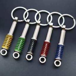 Carro chaveiro de pistão amortecedor forma chaveiro decoração chaveiro pingente acessórios do carro para carro automóvel - Image 1