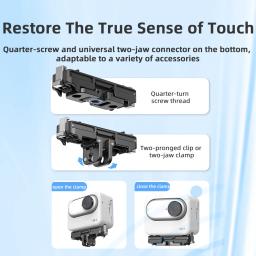 Para insta360 go 3s base magnética de liberação rápida câmera esportiva go3s adaptador suporte acessórios - Image 6