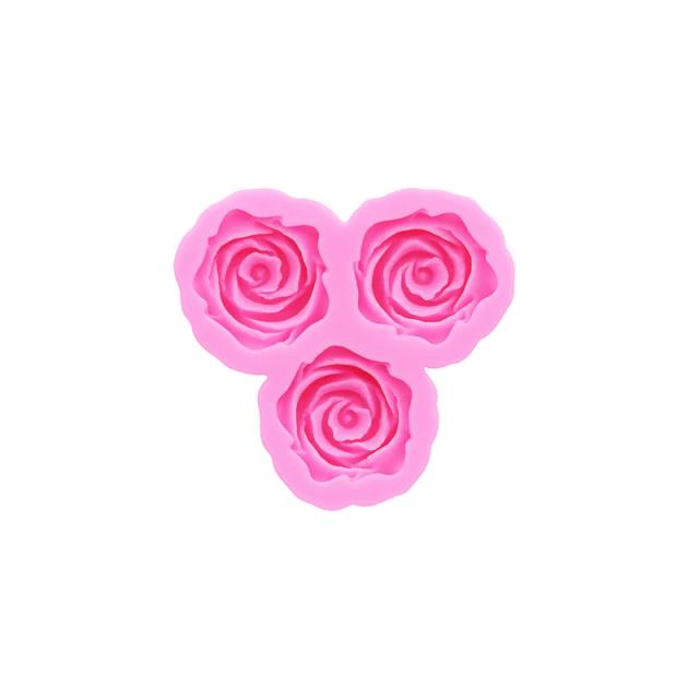 Moldes de Silicone para Resina e Chocolate com Design Floral 3D