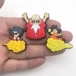 22 pçs série dragon ball encantos de sapato para crocs diy decorações de sapato acessórios para sandália decorar presente das crianças - Image 4