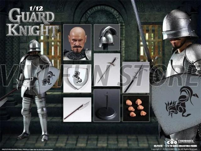 Coleção de Figuras de Cavaleiros Medievais - Armadura Detalhada do Arcebispo de Empire, Modelo 1:6 da Série Pesadelo COOMODEL NS017, Disponível em Estoque