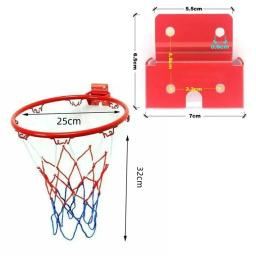 Pequeno aro de basquete para crianças, aro com parafusos, Goal Net montado, prática de tiro indoor e outdoor - Image 1