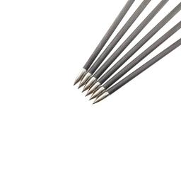 6/12 pçs tiro com arco de carbono puro, eixos de flecha spine350 400 450 500 600 700 750 800 900 id 4.2mm arco recurvo longbow caça tiro - Image 6
