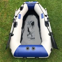 175-260cm inflável barco pesca caiaque PVC resistente ao desgaste dobrável ar remo para 1-5Person Canone bote esportes aquáticos ao ar livre - Image 2