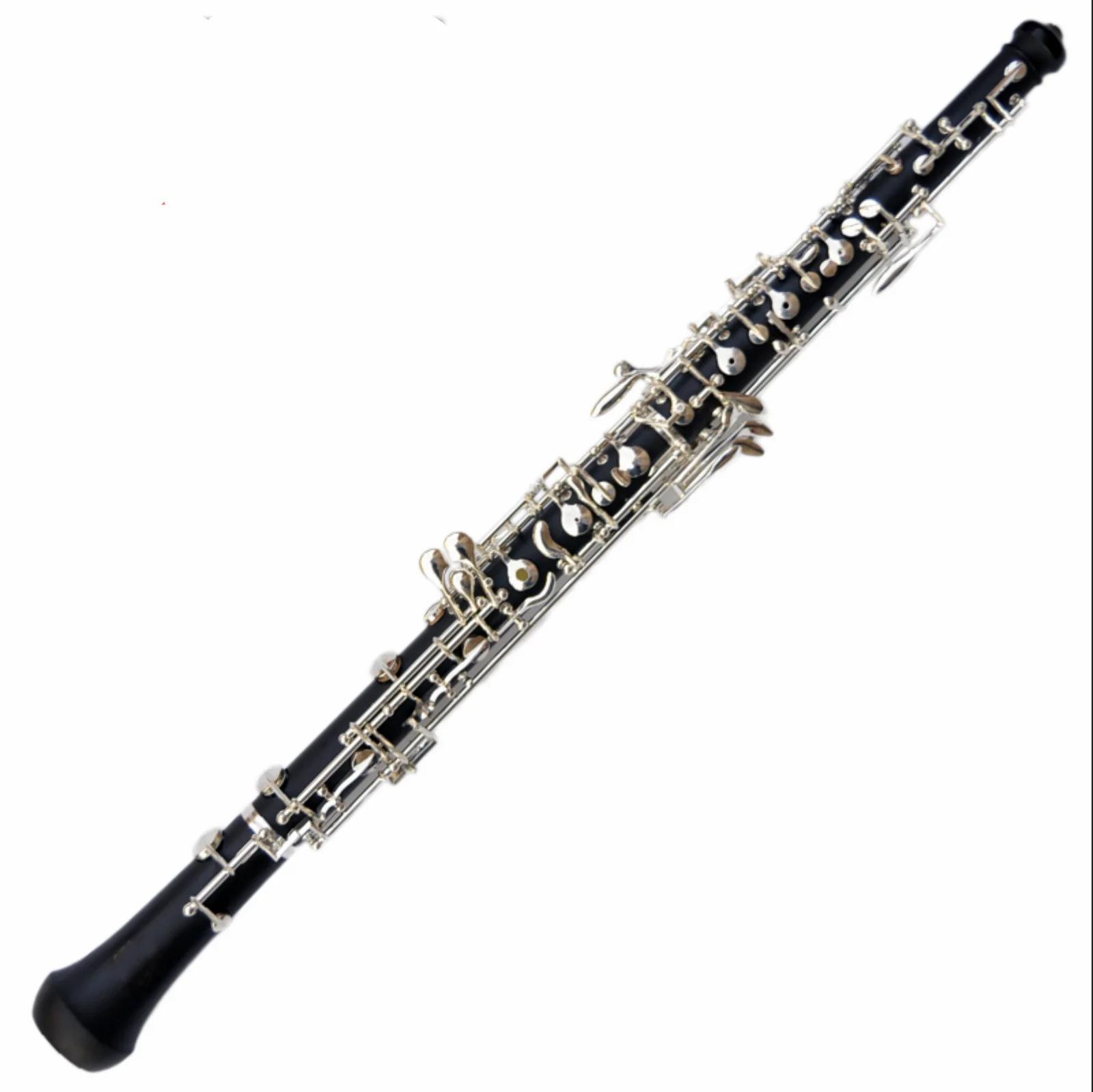 Excelente Oboe Kit C Chave Misturada De Madeira Corpo Cupronickel Peças Banhado A Prata - Image 1