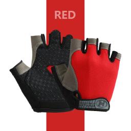 Luvas de treinamento de fitness sem dedos para homens e mulheres, antiderrapante, respirável, ginásio, musculação, exercício, esportes, ciclismo, bicicleta - Image 5