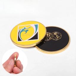 Moeda do aleta da liga do zinco do metal, esmalte macio, esporte, lance do futebol, árbitro do futebol, 1PC - Image 2
