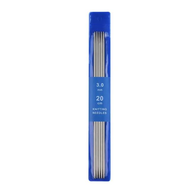 Agulhas de Tricô Retas de 35cm em Aço Inoxidável e Ganchos de Crochê DIY para Tamanhos 2-10mm e Costura
