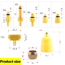 Conjunto de 11 peças de kit de drenagem de freio a disco hidráulico de bicicleta, ferramenta adequada para shimano, sram, magura series, ferramentas de reparo de freio de bicicleta de estrada - Image 4