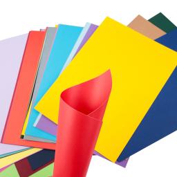 Papel Cardstock Texturizado Dupla Face, Textura Fraca, Papel Colorido Impresso, Papel Grosso Premium, Cores Sortidas, 4K, 200gsm - Image 6