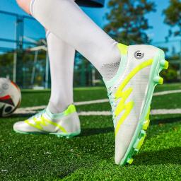 Botas de futebol profissional masculinas, tênis de grama infantil, tênis antiderrapante de treinamento, respirável, multicolorido, ao ar livre - Image 6