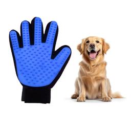 Luvas removedor de cabelo para gato e cão, luvas de limpeza, pente de massagem eficaz, escova flutuante para pet beauty, 1pc - Image 1