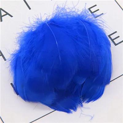 100 pçs/lote 3-5 polegada penas naturais colorido pena para festa de casamento roupas decoração plumas para artesanato jóias casa diy - Image 1
