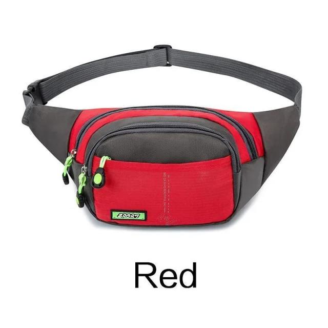Cintura Bag Unisex Multifuncional: Acessório Ideal para Ciclismo, Corrida e Viagens com Cinto Ajustável