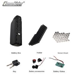 ChamRider ALX149 Uma caixa de bateria Ebike, Downtube Case para 21700 células 36V 10S7P 13S5P 14S5P, 48V - Image 5