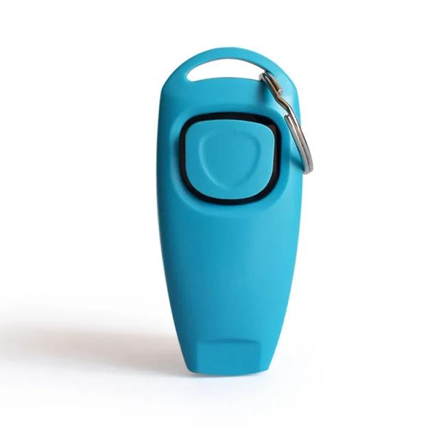 Treinamento Eficaz de Pets com Clicker e Apito, Pulseira Ajustável e Guia Prática 2 em 1 para Cães e Gatos